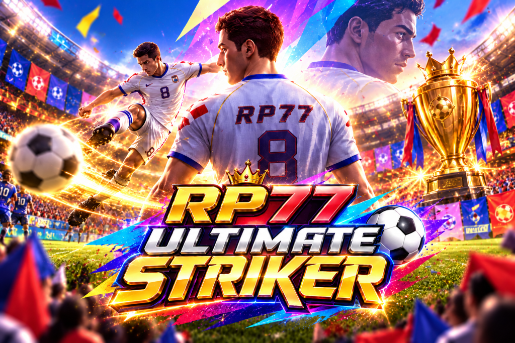 RP77 Ultimate Striker football player in stadium